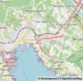 Mappa 19136 La Spezia SP, Italia (2.1275)