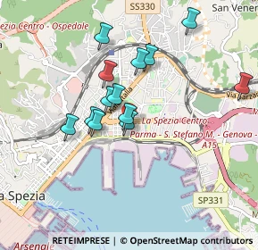 Mappa Via Giulio della Torre, 19126 La Spezia SP, Italia (0.78538)