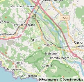Mappa 19021 Arcola SP, Italia (3.216)