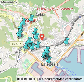 Mappa Largo Pagani Giovanni, 19126 La Spezia SP, Italia (0.883)