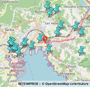 Mappa Via del Molo, 19100 La Spezia SP, Italia (2.4)