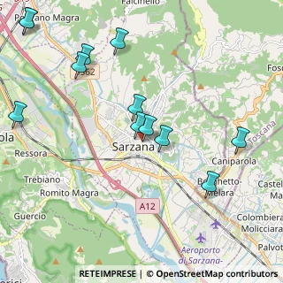 Mappa Via Lancillotto Cattani, 19038 Sarzana SP, Italia (2.455)