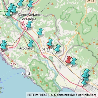 Mappa Via Domenico Fiasella, 19038 Sarzana SP, Italia (6.813)