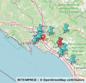 Mappa Via del Carmine, 19038 Sarzana SP, Italia (11.87)