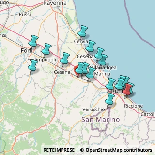 Mappa Via Luciano Lama, 47035 Gambettola FC, Italia (15.04333)