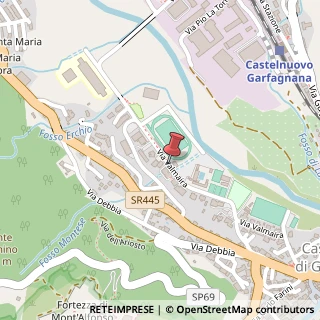 Mappa Via Valmaira, 55032 Castelnuovo di Garfagnana LU, Italia, 55032 Castelnuovo di Garfagnana, Lucca (Toscana)