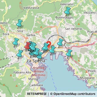 Mappa Via Giovanni Pascoli, 19124 La Spezia SP, Italia (1.806)