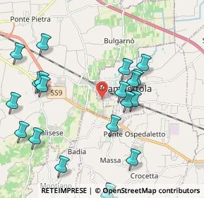 Mappa Via Loreto, 47035 Gambettola FC, Italia (2.4585)