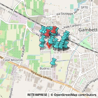 Mappa Via Loreto, 47035 Gambettola FC, Italia (0.25)