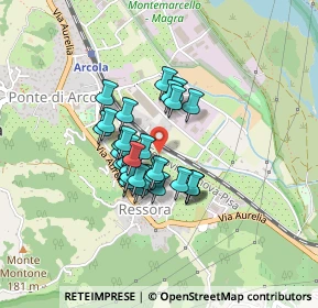 Mappa Via Martiri della Libertà, 19021 Arcola SP, Italia (0.30333)