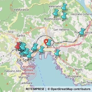 Mappa Via del Canaletto, 19100 La Spezia SP, Italia (2.2885)