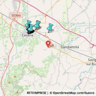 Mappa Via Casalecchio, 47521 Lizzano FC, Italia (4.28133)