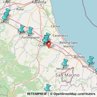 Mappa Via Casalecchio, 47521 Lizzano FC, Italia (25.54538)