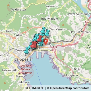 Mappa , 19126 La Spezia SP, Italia (1.10833)