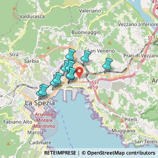 Mappa , 19126 La Spezia SP, Italia (1.28091)