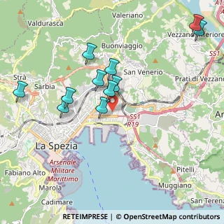 Mappa , 19126 La Spezia SP, Italia (2.01273)