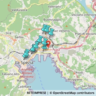 Mappa , 19126 La Spezia SP, Italia (1.33909)
