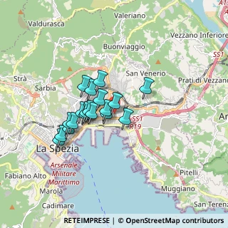 Mappa , 19126 La Spezia SP, Italia (1.30316)