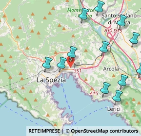 Mappa , 19126 La Spezia SP, Italia (5.25308)