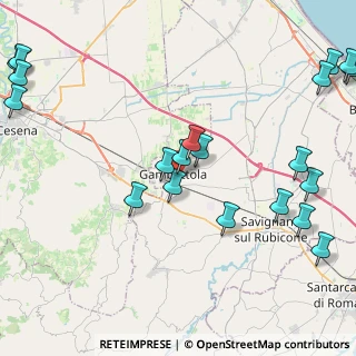 Mappa Via T. Tasso, 47035 Gambettola FC, Italia (5.7725)