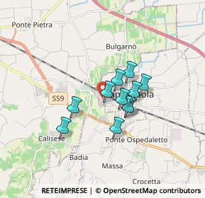 Mappa Via Vincenzo Bellini, 47035 Gambettola FC, Italia (1.16636)