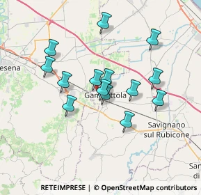 Mappa Via Bruno Buozzi, 47035 Gambettola FC, Italia (3.06143)