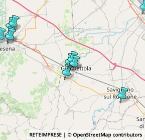 Mappa Via Bruno Buozzi, 47035 Gambettola FC, Italia (5.32455)