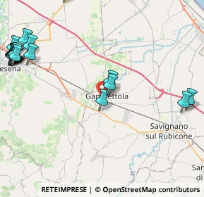 Mappa Via Bruno Buozzi, 47035 Gambettola FC, Italia (6.332)