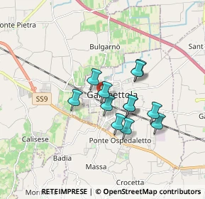 Mappa Via Bruno Buozzi, 47035 Gambettola FC, Italia (1.31083)
