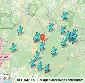 Mappa Via Casetta di Tiara, 50033 Firenzuola FI, Italia (8.617)