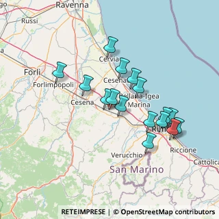 Mappa Via malbona, 47035 Gambettola FC, Italia (13.20313)