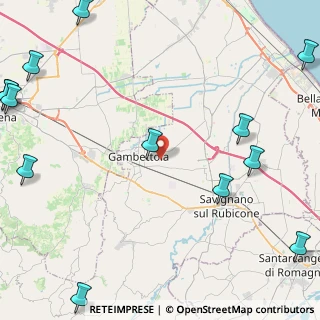 Mappa Via malbona, 47035 Gambettola FC, Italia (7.564)