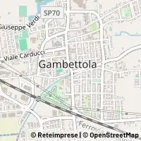 Kaart Gambettola