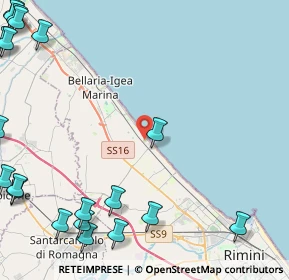 Mappa Via Augusto Murri, 47814 Bellaria-Igea Marina RN, Italia (7.3855)