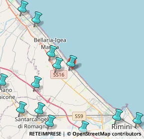 Mappa Via Augusto Murri, 47814 Bellaria-Igea Marina RN, Italia (6.08077)