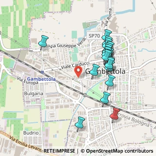 Mappa Via B. Buozzi, 47035 Gambettola FC, Italia (0.4925)