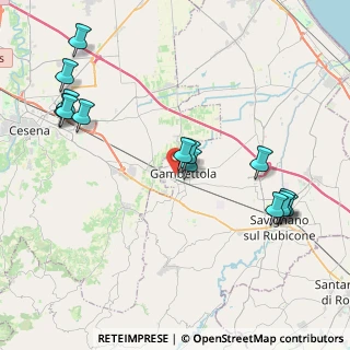 Mappa Via B. Buozzi, 47035 Gambettola FC, Italia (4.76857)