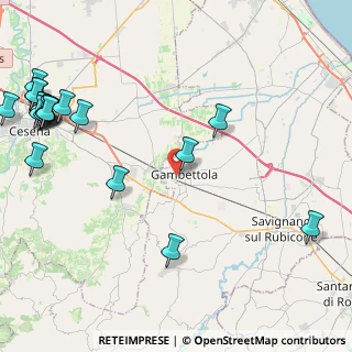 Mappa Via B. Buozzi, 47035 Gambettola FC, Italia (6.417)
