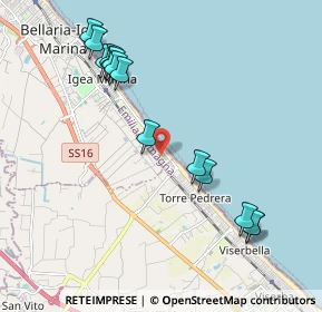 Mappa Via Augusto Murri, 47814 Bellaria-Igea Marina RN, Italia (2.22357)