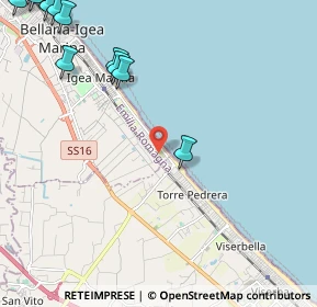 Mappa Via Augusto Murri, 47814 Bellaria-Igea Marina RN, Italia (3.44667)