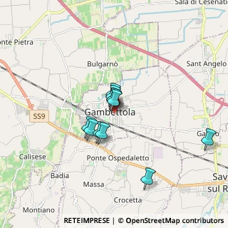 Mappa Via Alessandro Manzoni, 47035 Gambettola FC, Italia (1.25273)