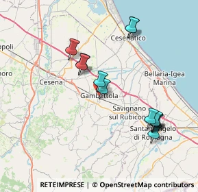 Mappa 47035 Gambettola FC, Italia (7.71615)