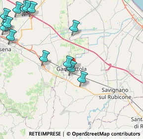 Mappa 47035 Gambettola FC, Italia (6.22933)