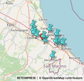 Mappa 47035 Gambettola FC, Italia (9.04667)