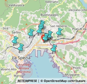 Mappa Via Carlo Alberto Federici, 19126 La Spezia SP, Italia (1.1)