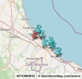 Mappa Via Augusto Murri, 47814 Bellaria-Igea Marina RN, Italia (8.80455)