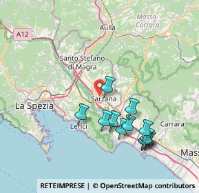 Mappa Via Paolo Diana, 19038 Sarzana SP, Italia (7.79)