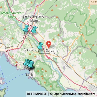 Mappa Via Paolo Diana, 19038 Sarzana SP, Italia (4.86455)