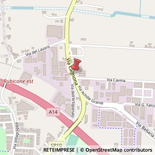 Mappa Via Cagnona,  207, 47030 San Mauro Pascoli, Forlì-Cesena (Emilia Romagna)