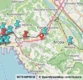 Mappa Via Amoa, 19021 Amoa SP, Italia (3.20867)